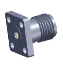 360P20F2 Connector 2.92mm Female 4 Hole Flange 20 mils Pin (image for) 360P20F2 Connector 2.92mm Female 4 Hole Flange 20 mils Pin