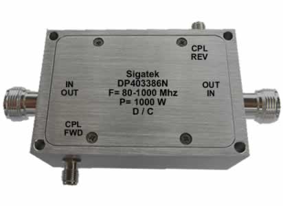 High Power Directional coupler 30 dB to 50 dB up to 2500 Watts  High Power Directional coupler 30 dB to 50 dB