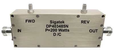 DP403485N Dual Coupler 40 db Power 200 Watt 0.1-250 Mhz (image for) DP403485N Dual Coupler 40 db Power 200 Watt 0.1-250 Mhz