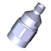 SA208 Coaxial Adapter TNCA Male to SMA Female (image for) SA208 Coaxial Adapter TNCA Male to SMA Female