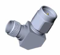 SAR62 Adapter Right Angle SMA Male-SMA Female (image for) SAR62 Adapter Right Angle SMA Male-SMA Female
