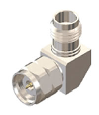 SAR72 Adapter Right Angle 2.4mm Male-2.4mm Female (image for) SAR72 Adapter Right Angle 2.4mm Male-2.4mm Female