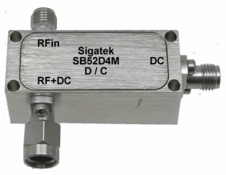 SB52D4M Bias Tee 150 Khz-27 Ghz RF=2.92mm Female RFout=2.92mm Male (image for) SB52D4M Bias Tee 150 Khz-27 Ghz RF=2.92mm Female RFout=2.92mm Male