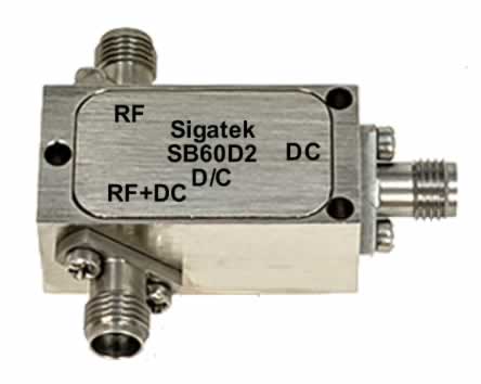 SB60D2 Bias Tee 10 Khz-40 Ghz RF=2.92mm Female RFout=2.92mm Female (image for) SB60D2 Bias Tee 10 Khz-40 Ghz RF=2.92mm Female RFout=2.92mm Female