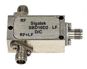 SBD10D2 Diplexer Bias Tee RF 0.3-18 Ghz LF DC-20 Mhz (image for) SBD10D2 Diplexer Bias Tee RF 0.3-18 Ghz LF DC-20 Mhz