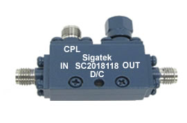 Directional Single Couplers 20 dB 0.5-60 Ghz  Directional coupler 20 dB 0.5-40 Ghz