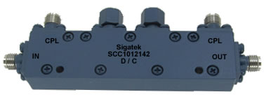 SCC1012142 Dual Directional Coupler 10 dB 2.0-4.0 Ghz - Click Image to Close
