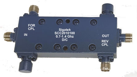 SCC2010180 Dual Directional Coupler 20 dB SMA 0.7-1.4 Ghz (image for) SCC2010180 Dual Directional Coupler 20 dB SMA 0.7-1.4 Ghz