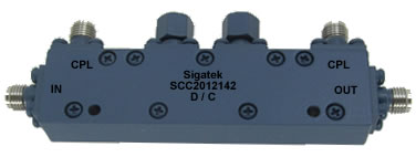 SCC2012142 Dual Directional Coupler 20 dB 2.0-4.0 Ghz - Click Image to Close