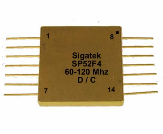 SF52F4 Flatpack analog phase shifter 180 degree 60-120 Mhz (image for) SF52F4 Flatpack analog phase shifter 180 degree 60-120 Mhz