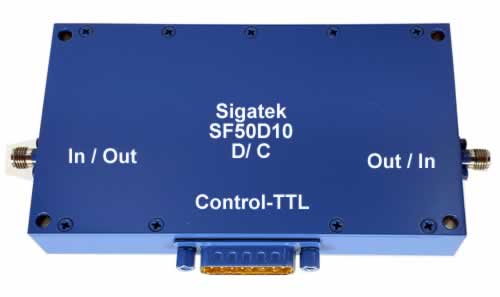 SFD50D10 Digital phase shifter 360 degree 50 Mhz (image for) SFD50D10 Digital phase shifter 360 degree 50 Mhz