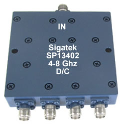 SP13402 Power Divider 4 way 4.0-8.0 Ghz (image for) SP13402 Power Divider 4 way 4.0-8.0 Ghz