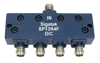 SP13R4F Resistive power divider 4-way DC-40 Ghz 2.92mm (image for) SP13R4F Resistive power divider 4-way DC-40 Ghz 2.92mm