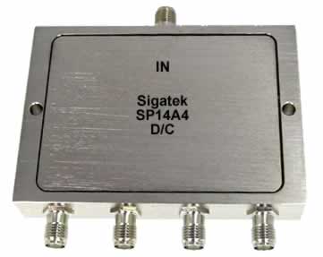 SP14A4 Power Divider 4 way 5-2500 Mhz - Click Image to Close