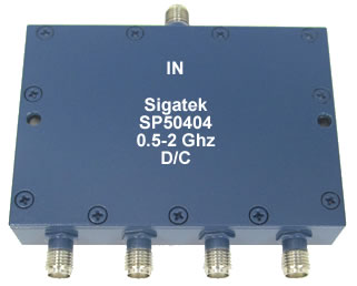 SP50404 Power Divider 4 way 0.5-2.0 Ghz