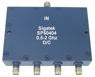 SP50404 Power Divider 4 way 0.5-2.0 Ghz (image for) SP50404 Power Divider 4 way 0.5-2.0 Ghz
