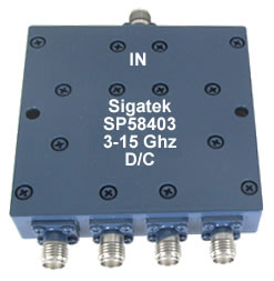 SP58403 Power Divider 4 way 3.0-15.0 Ghz (image for) SP58403 Power Divider 4 way 3.0-15.0 Ghz