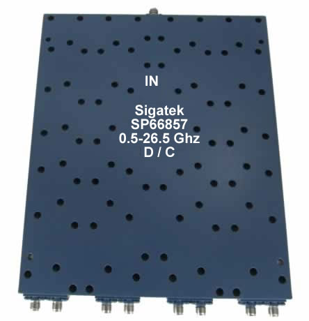SP66857 Power Divider 8 way 0.5-26.5 Ghz (image for) SP66857 Power Divider 8 way 0.5-26.5 Ghz