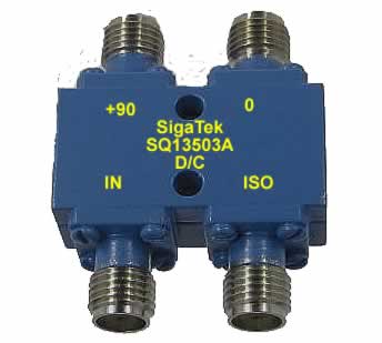 SQ13503A Hybrid 3 dB 90 degree 4.0-8.0 Ghz SMA (image for) SQ13503A Hybrid 3 dB 90 degree 4.0-8.0 Ghz SMA