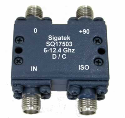 SQ17503 Hybrid 90 degree 6.0-12.4 Ghz (image for) SQ17503 Hybrid 90 degree 6.0-12.4 Ghz