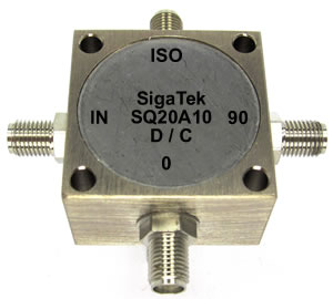 Quadrature hybrid coupler 3 db 90 degree 1-600 Mhz SMA Quadrature hybrid coupler 3 db 90 degree 1-600 Mhz SMA